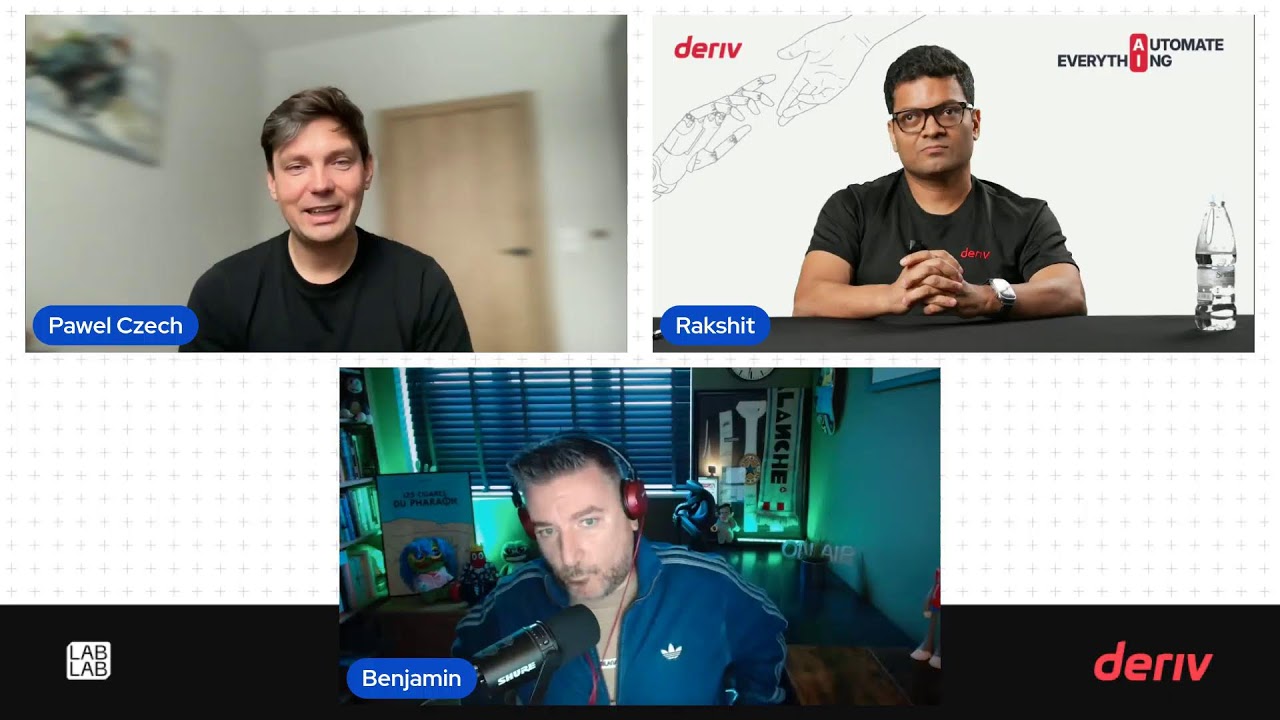 Live CEO fireside: with LabLab's Pawel Czech and Deriv's Rakshit Choudhary.