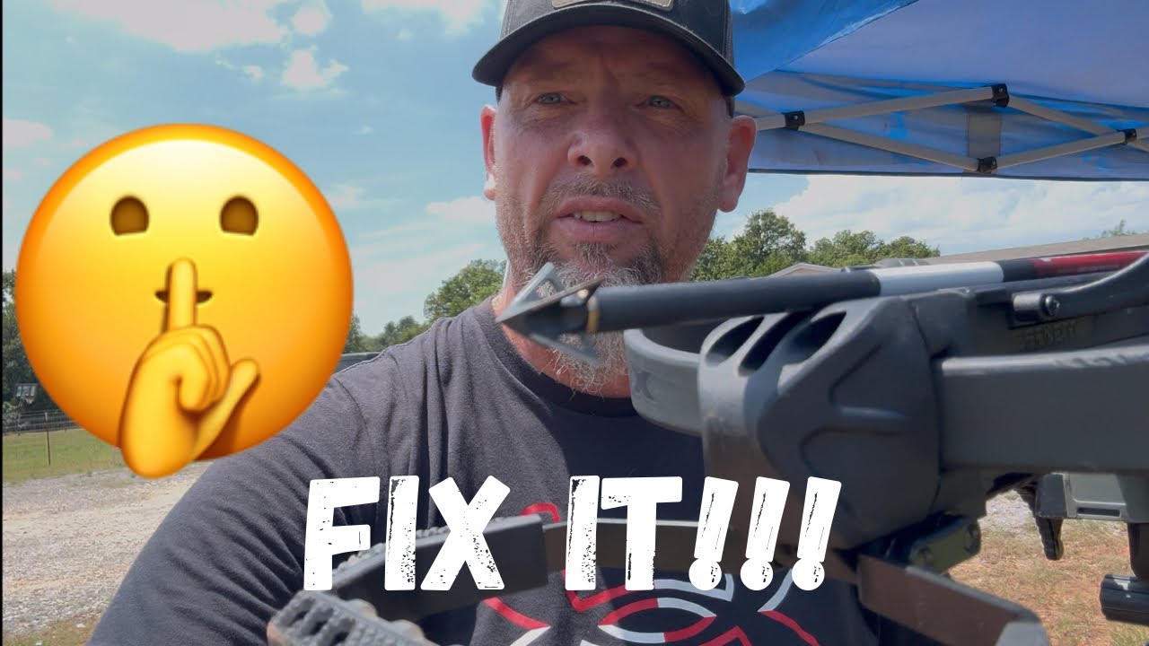 Fixed Blade Tooth of the Arrow tested from 3 different crossbows. 77 year old Dad got to help me. 
