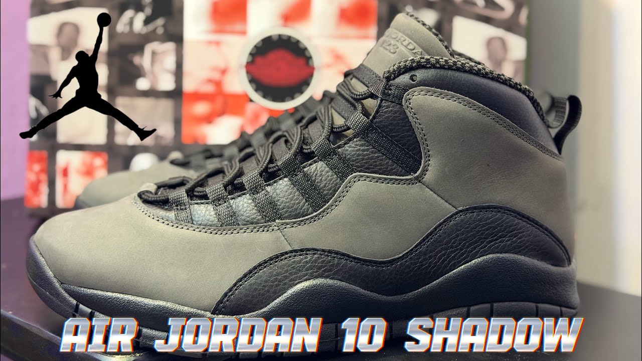 Air Jordan 10 SHADOW! ПРОДАНО! Полный обзор, посмотрите, выйдут ли они в 2025 году.