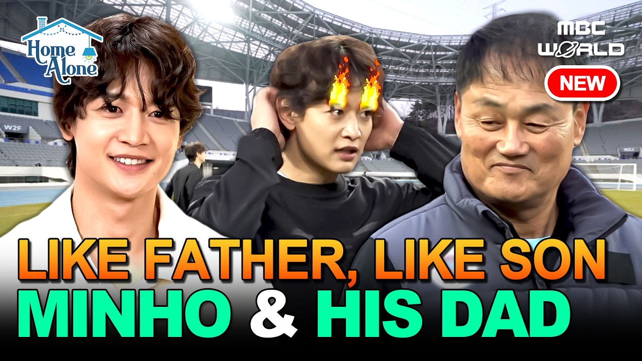 [K-POP] SHINee Minho and His Dad&rsquo;s Competitive Father-Son Match🔥#SHINee #MINHO
