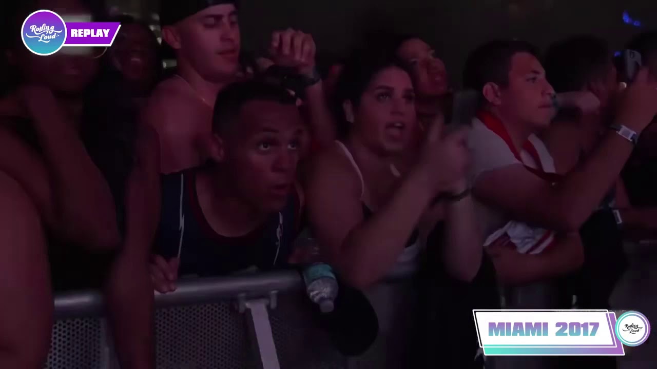 ASAP Rocky rolling loud 2017 set featuring Lil Yachty Fatmankey! And Xxxtentacion