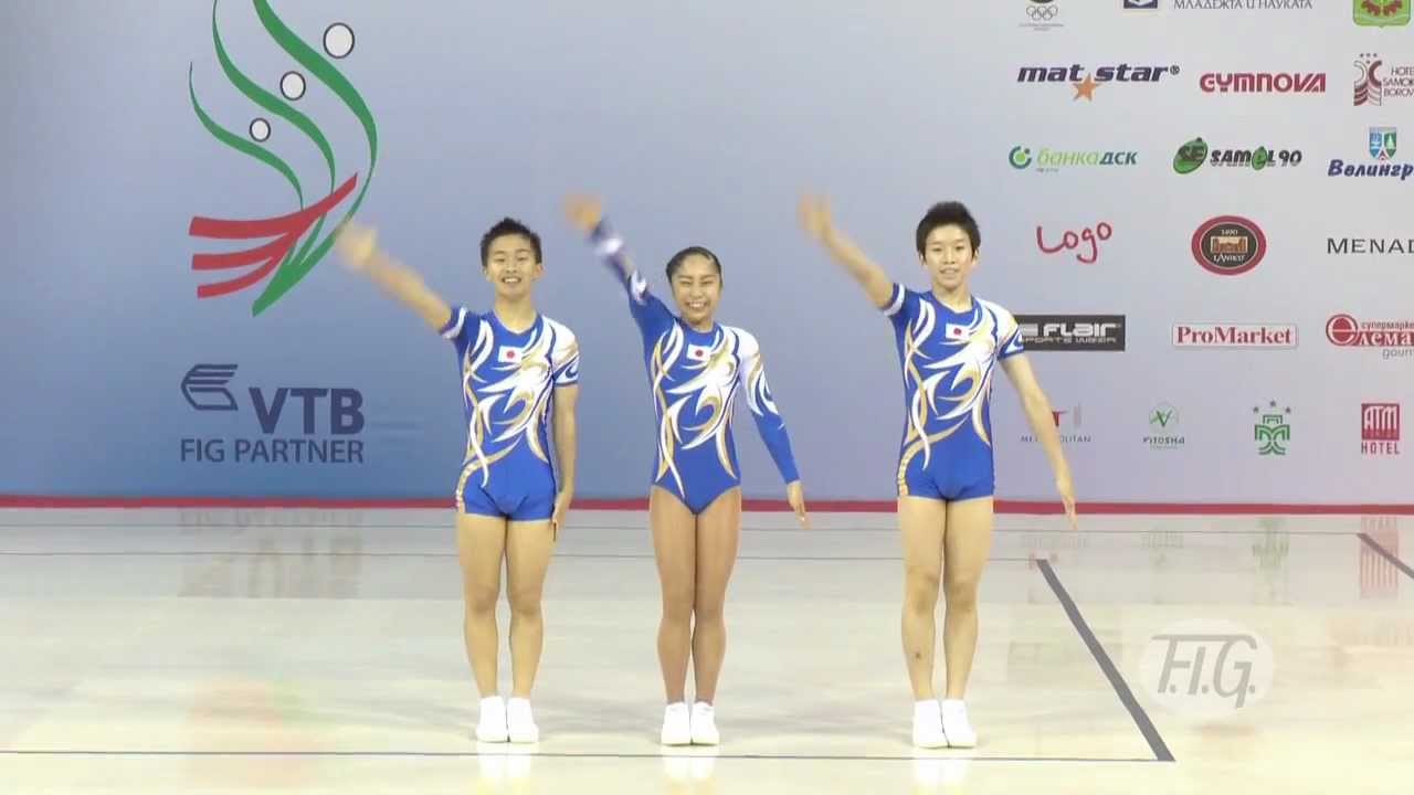 Trio Japan - Aerobic World Age Group 2012