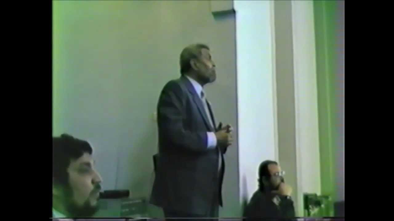 Sheikh Muhammad Metwally Al Sharawy in Dallas March 21st,1986. محمد متولي الشعراوي