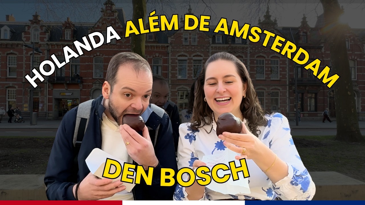 Provando o famoso DOCE GIGANTE em Den Bosch na Holanda | Viagem na Holanda?