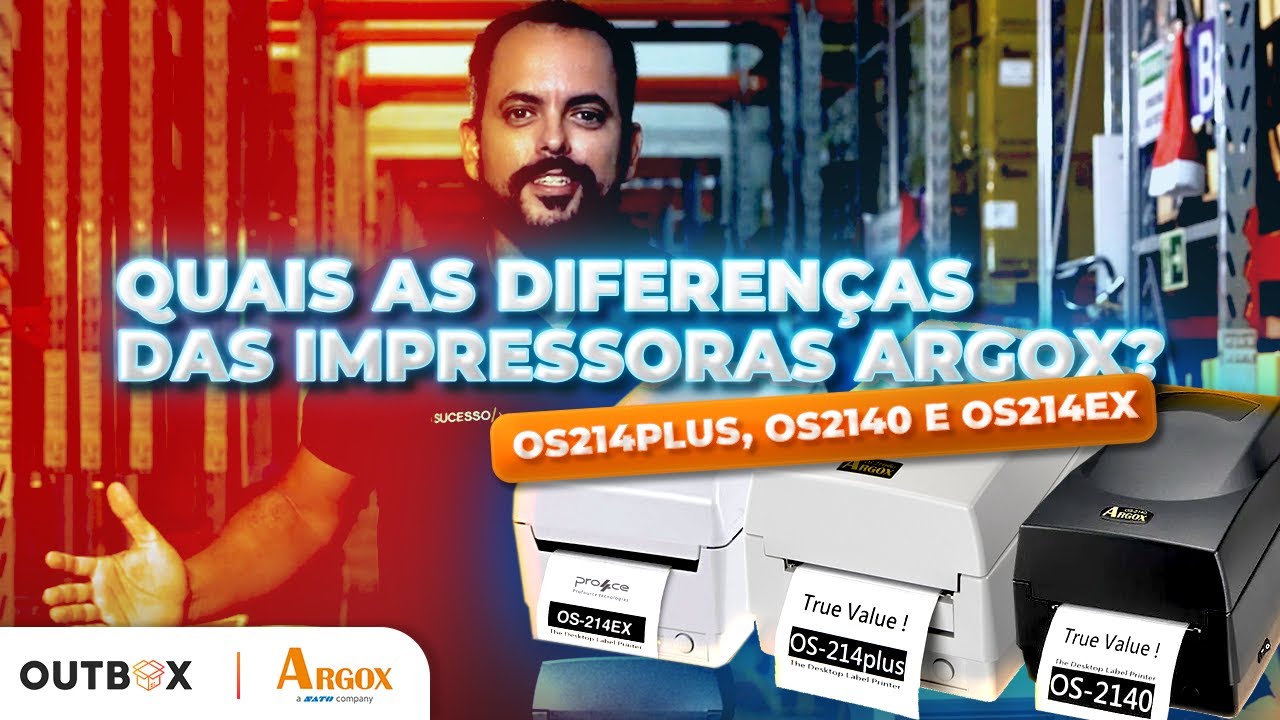 Impressoras Argox OS214PLUS, a OS2140 e a OS214EX - OUTBOX #123