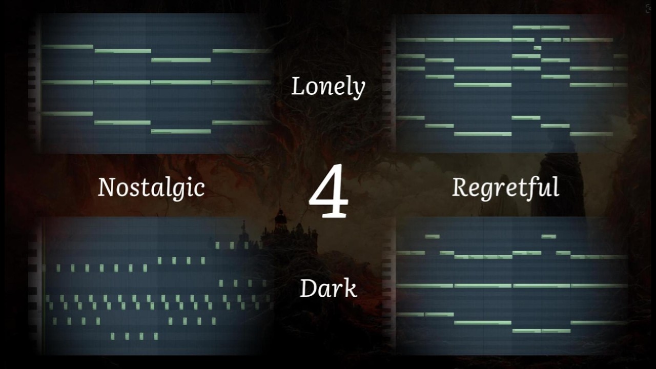 4 Chord Progressions for Sad Piano Music
