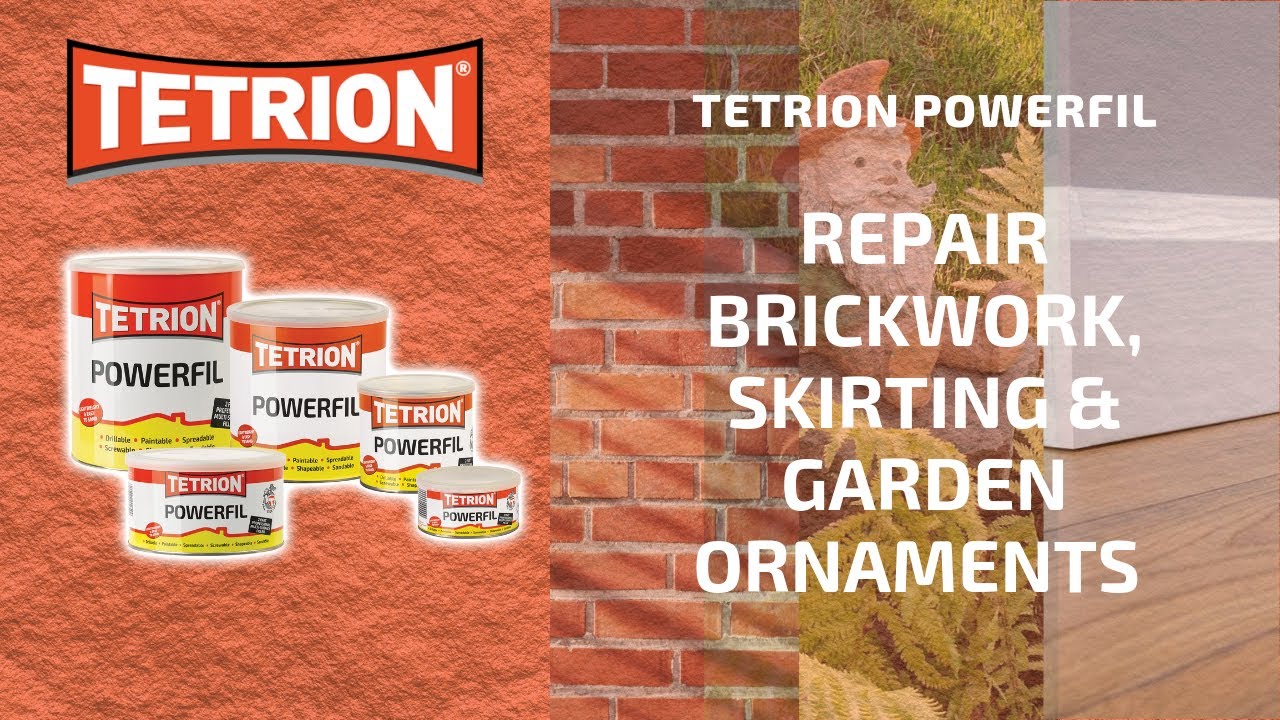 How To Repair Brickwork, Skirting & Garden Ornaments | Tetrion Powerfil
