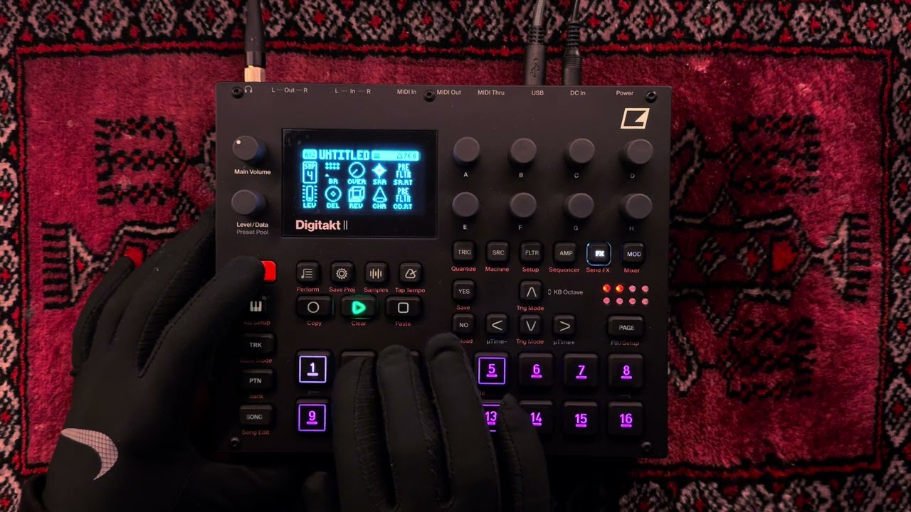 Lofi Hip Hop Beat | Digitakt 2 Live Performance for Focus & Deep Work