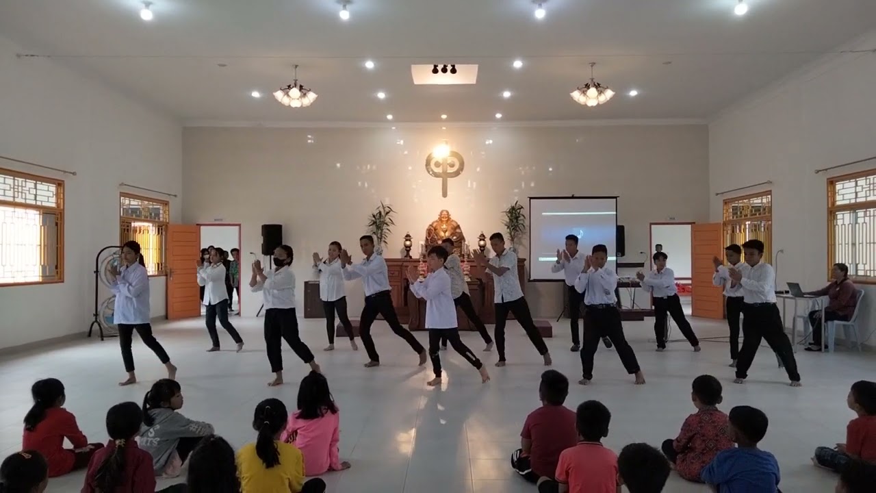 Senam INLA Muda Mudi Vihara Mulia Maitreya Selat Akar #senam #inla