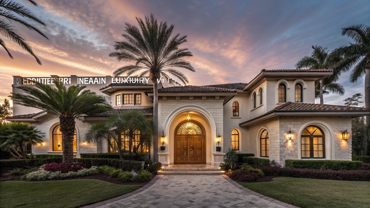 Inside a Stunning Mediterranean Luxury Villa | Complete House Tour | Elegant Dream Home