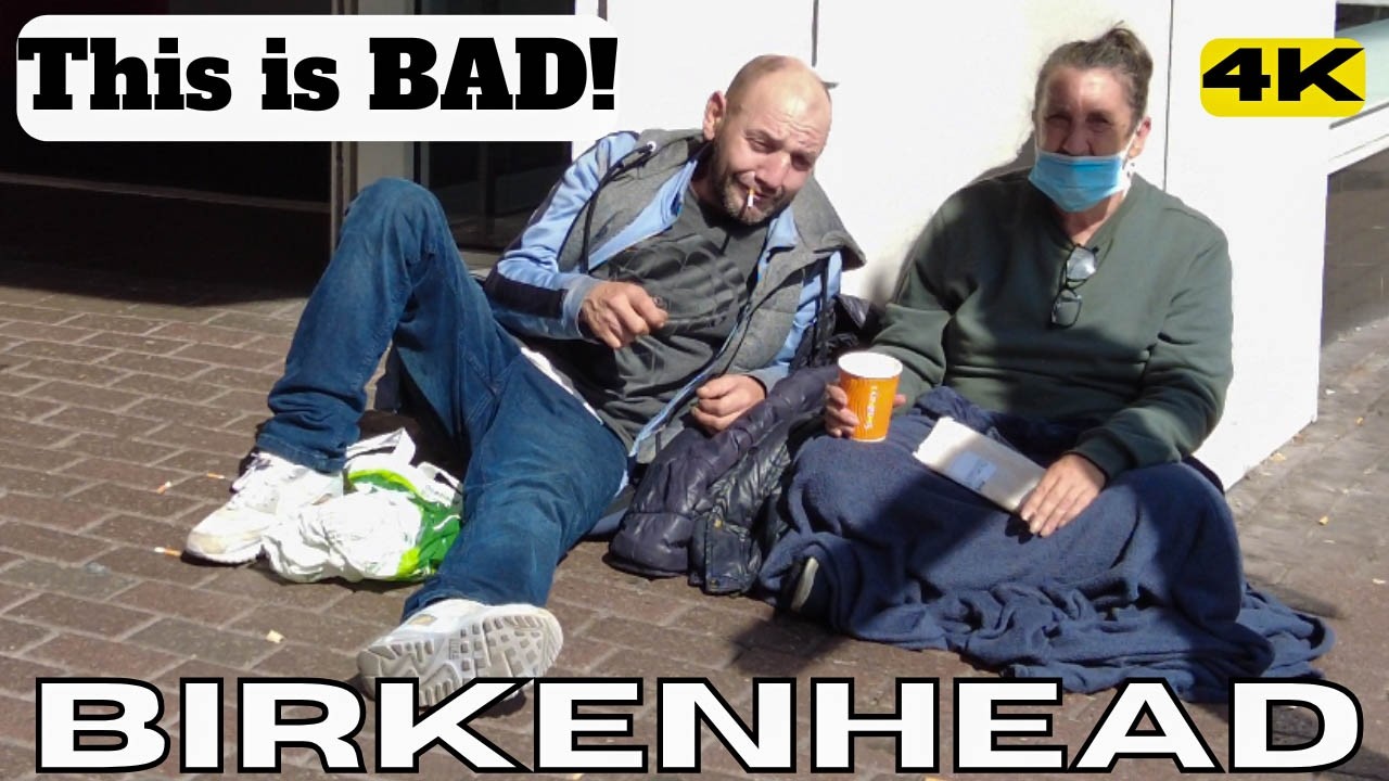 England BIRKENHEAD  This is BAD | Boarded Up | Ghost Town Great Britain UNITED KINGDOM UK 4K