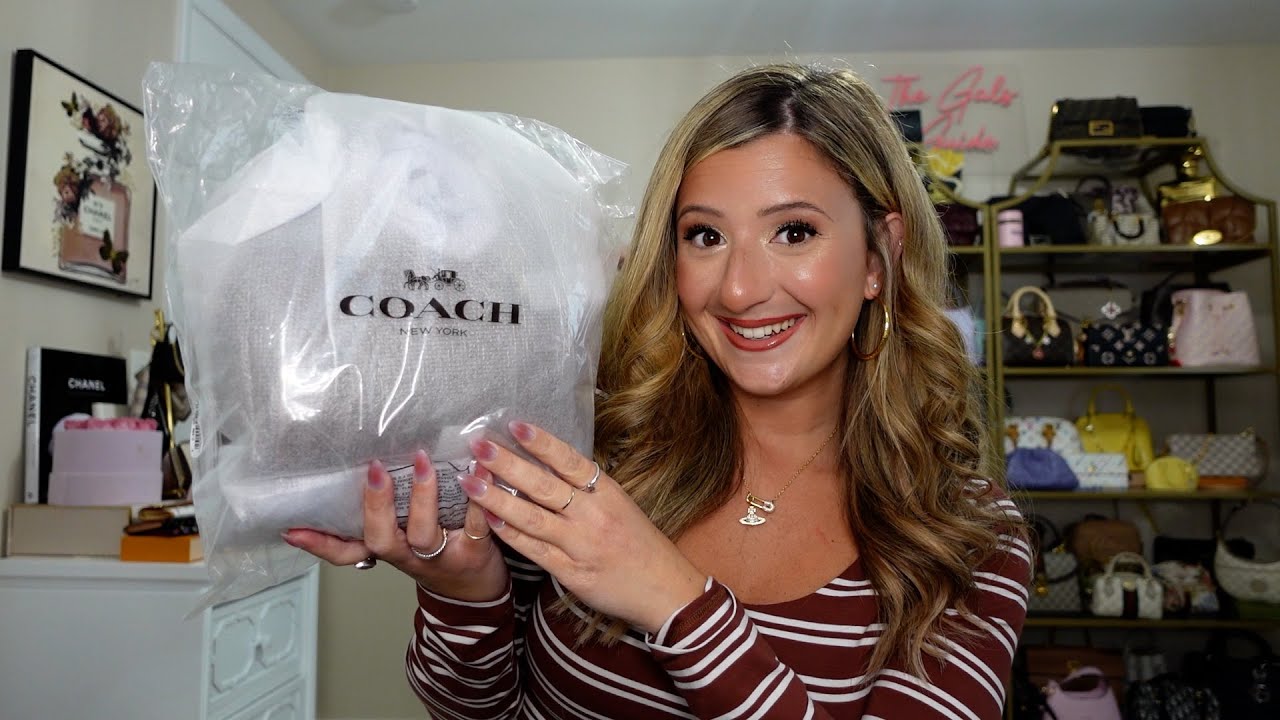 COACH HAUL — РАСПАКОВКА НОВОЙ ЗАМШЕВОЙ СУМКИ, ОСЕНЬ 2025! 😍🍂