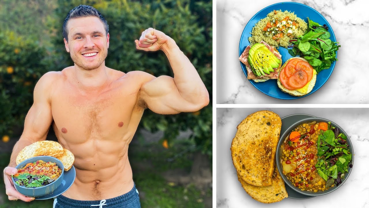 WHAT I ATE TODAY FOR VEGAN MUSCLE | Best High Protein Meals I've Ever Made