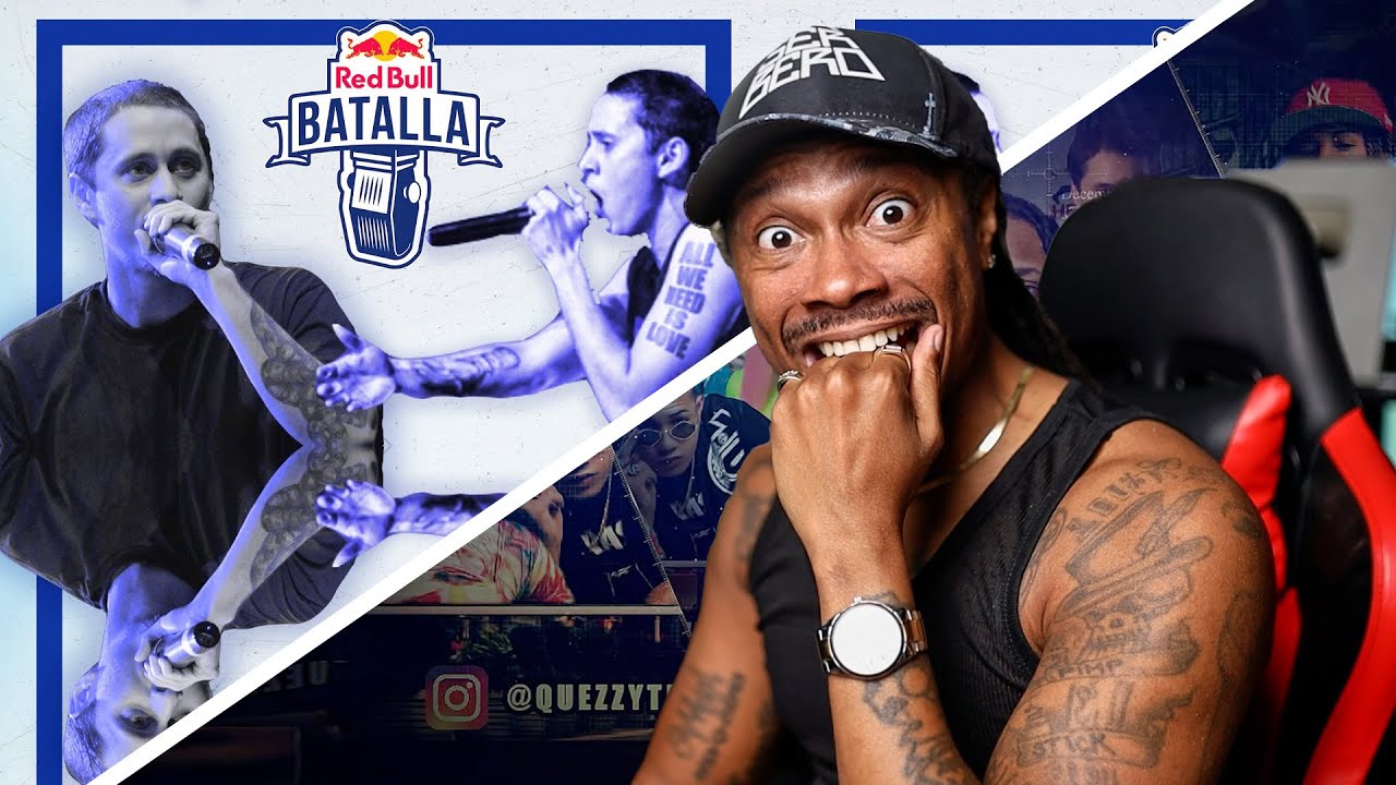 CANSERBERO - BATALLA EN RED BULL (Quezzy The CEO - El Afroamericano Reaccionando)