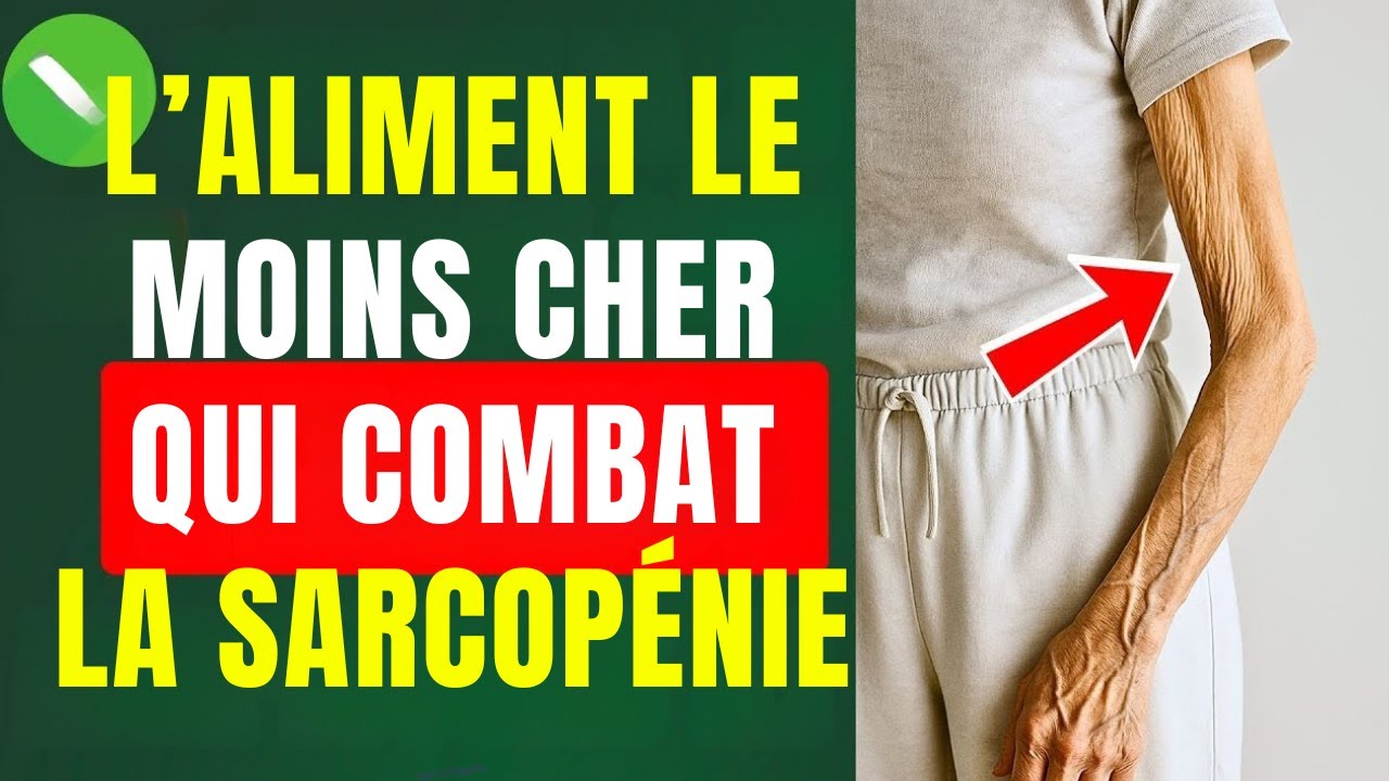 Sarcopénie : L’aliment le plus simple et économique pour retrouver la force musculaire après 60 ans.