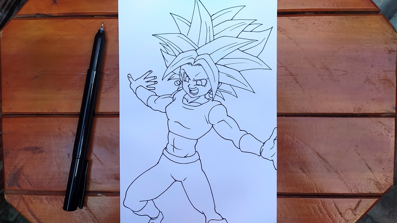 See how to draw KEFLA SSJ