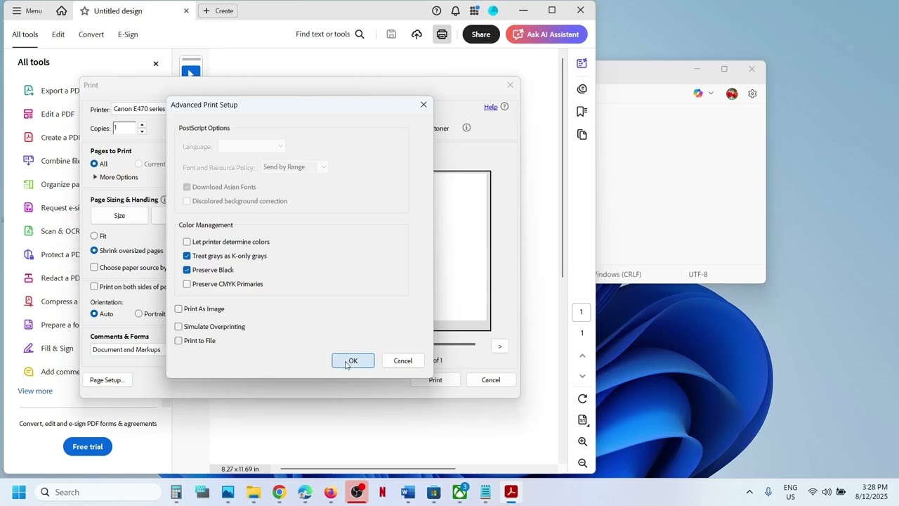 Fix PDF File Made In Canva Not Printing In Adobe Acrobat