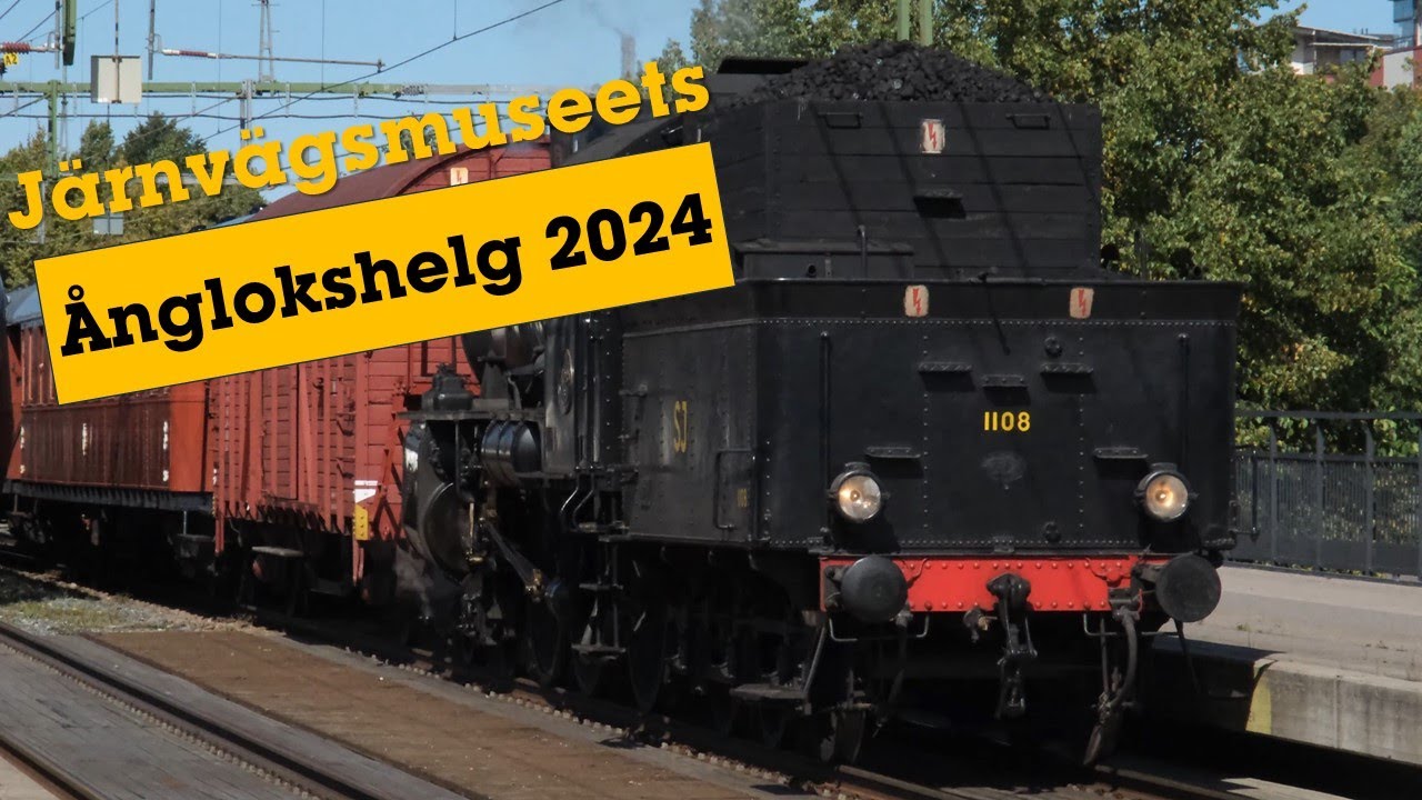 Museijärnväg i Sverige del 6 - Järnvägsmuseets Ånglokshelg 2024