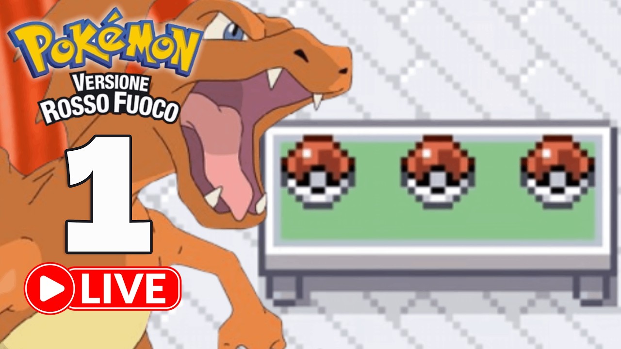 INIZIA L'AVVENTURA | Pokèmon Versione Rosso Fuoco Ep.1 |