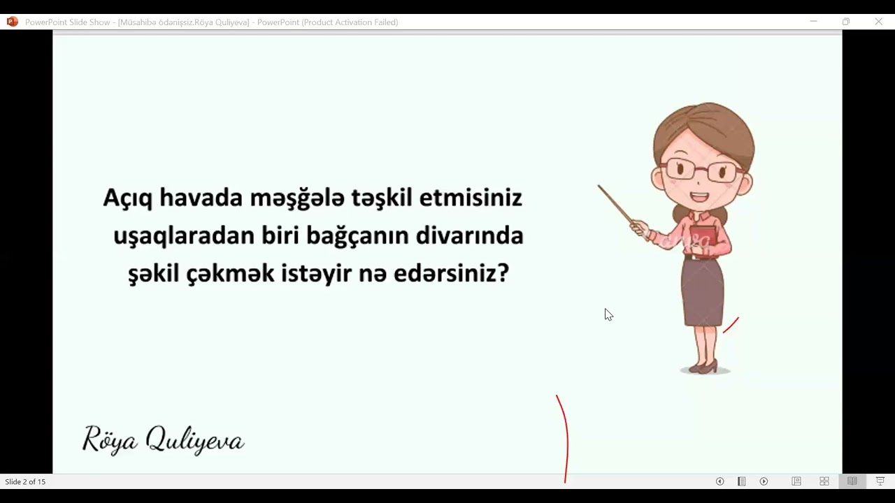 Müsahibə dəstək.Röya Quliyeva 050-547-32-27