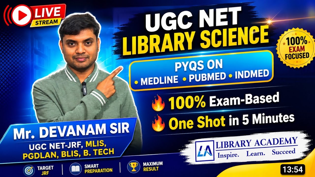 🔥UGC NET LIS | MEDLARS, MEDLINE, PubMed, INDMED FULL MCQ Discussion🔥100% Exam-Based