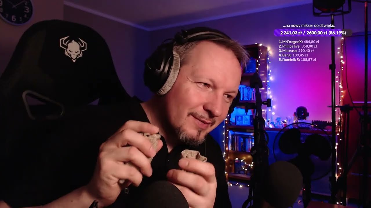 ASMR PL | Bou Live #135 - Zaśnij z delikatnymi wyzwalaczami (#szept )