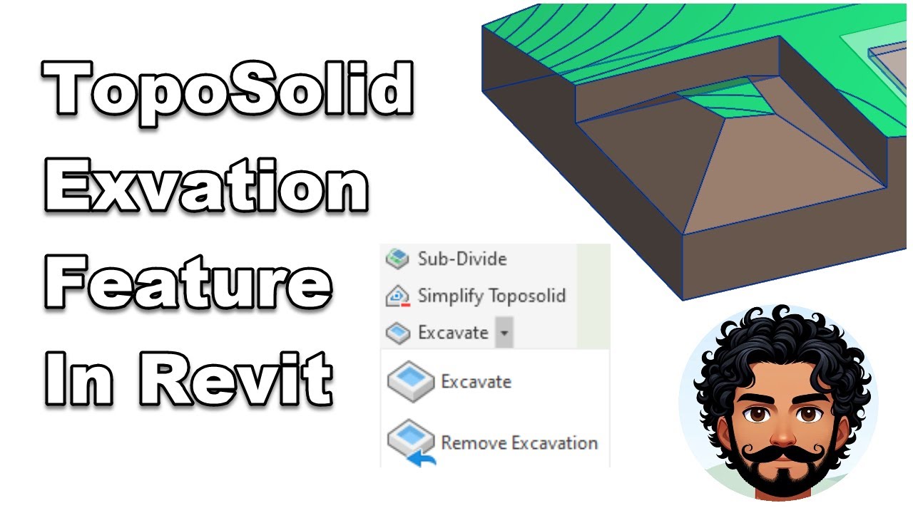 Учебное пособие по Revit: функция раскопок Toposolid