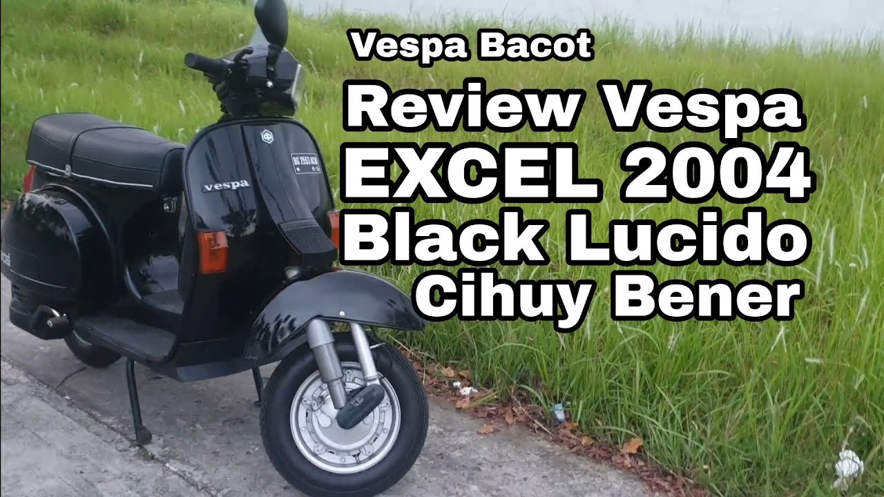 Vespa Excel 2004 Black Lucido