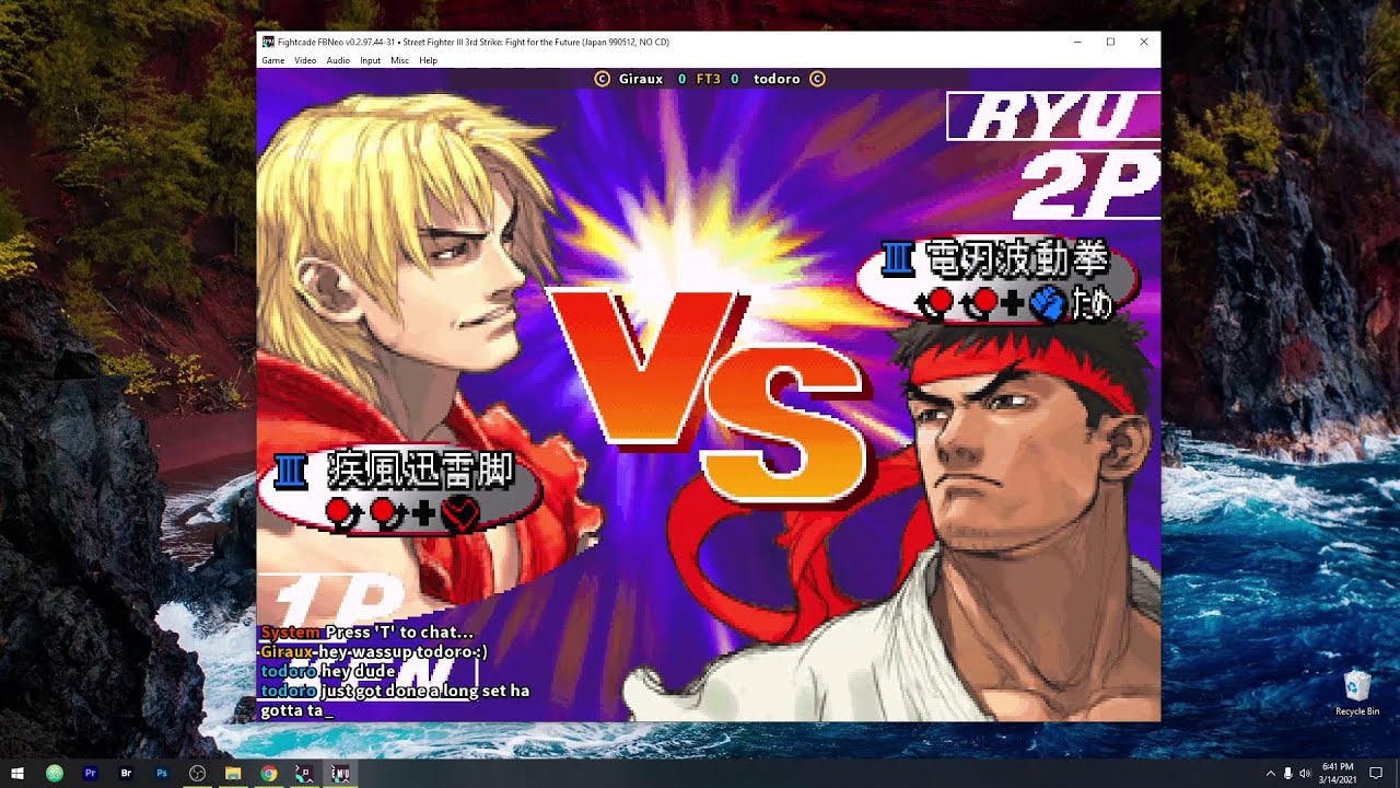 3S Giraux (ken) vs todoro (ryu)