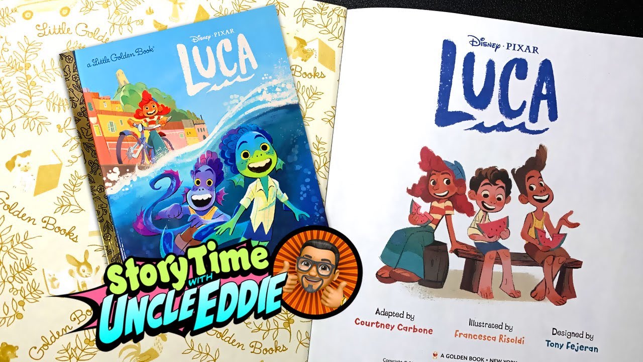 Disney/Pixar | Luca | Little Golden Book | Story Time Read Aloud with Uncle Eddie