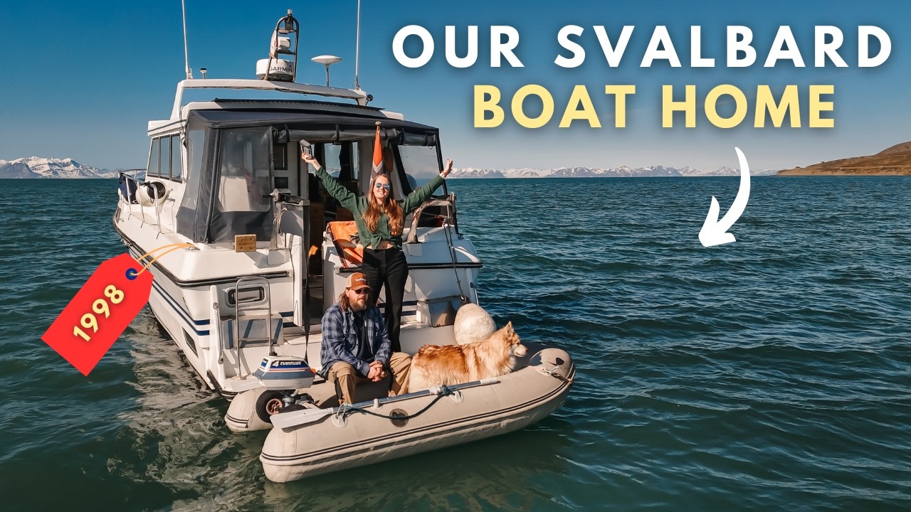 FIRST BOAT TRIP - Preparations, How our boat Works ➡️ Svalbard Ghost Village