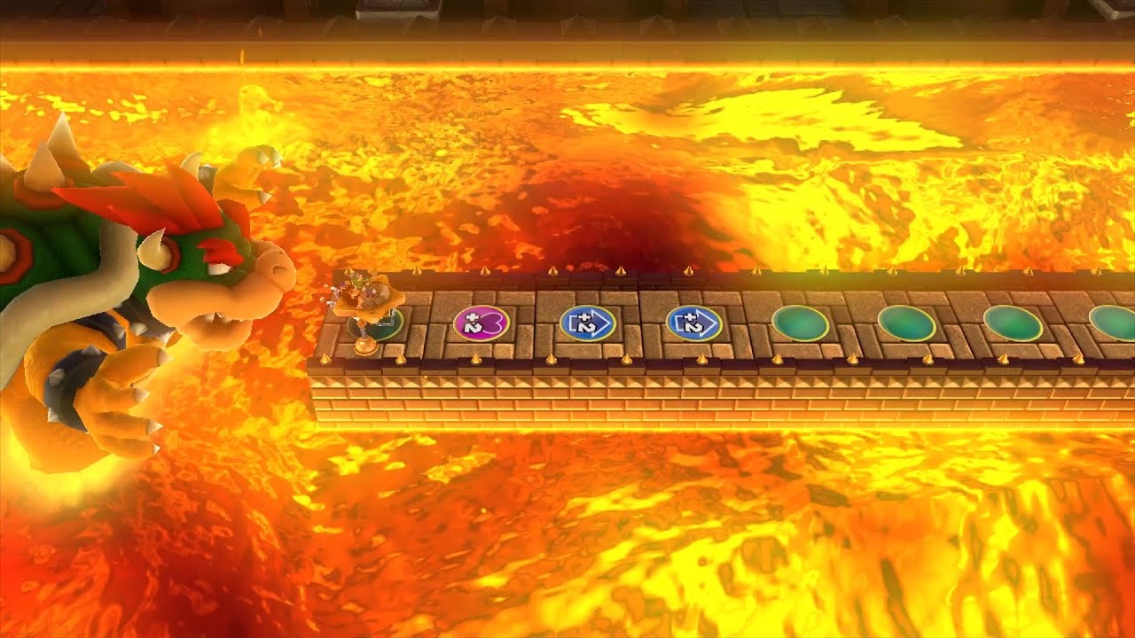 Mario Party 10 Bowser Party #914 Donkey Kong, Luigi, Spike, Waluigi Chaos Castle Master Difficulty