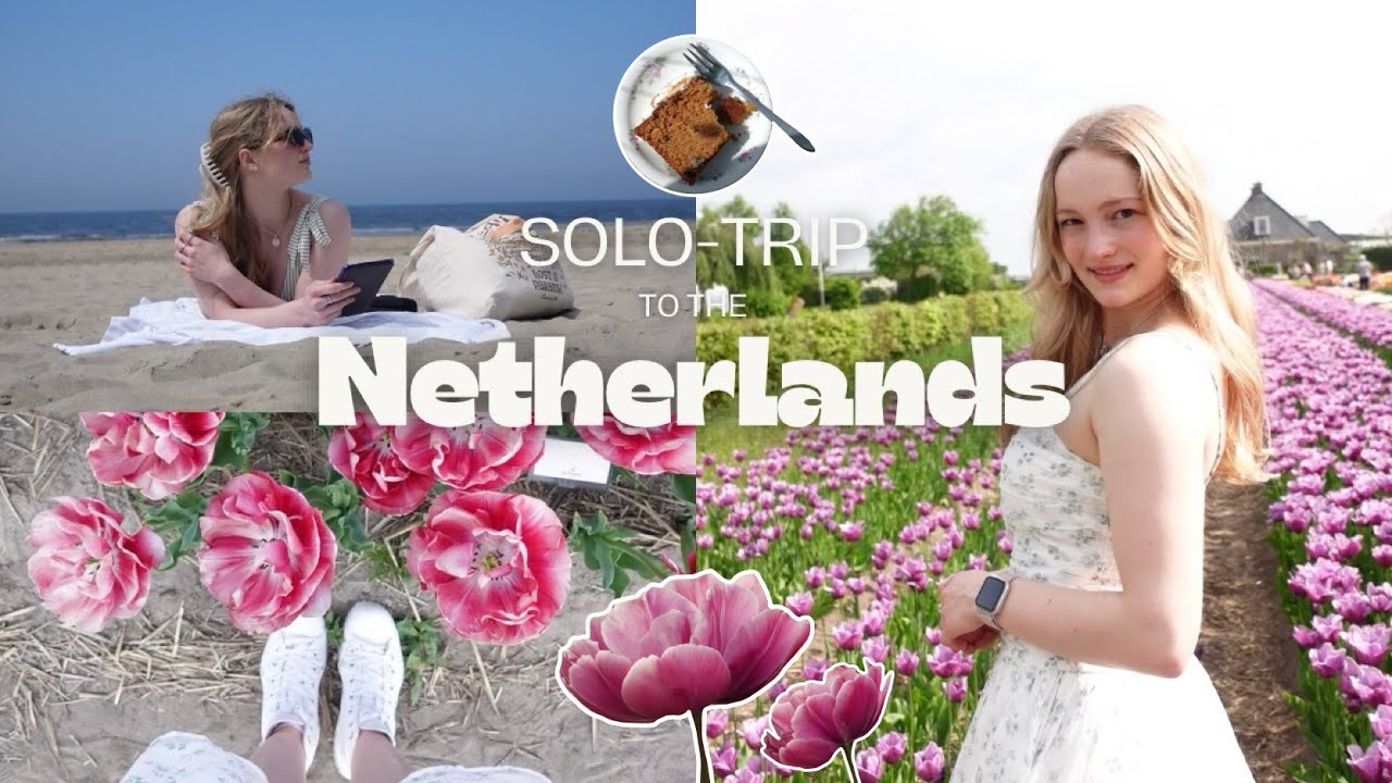 NETHERLANDS 🌷🌞 solo-trip, tulip field, beach and camping