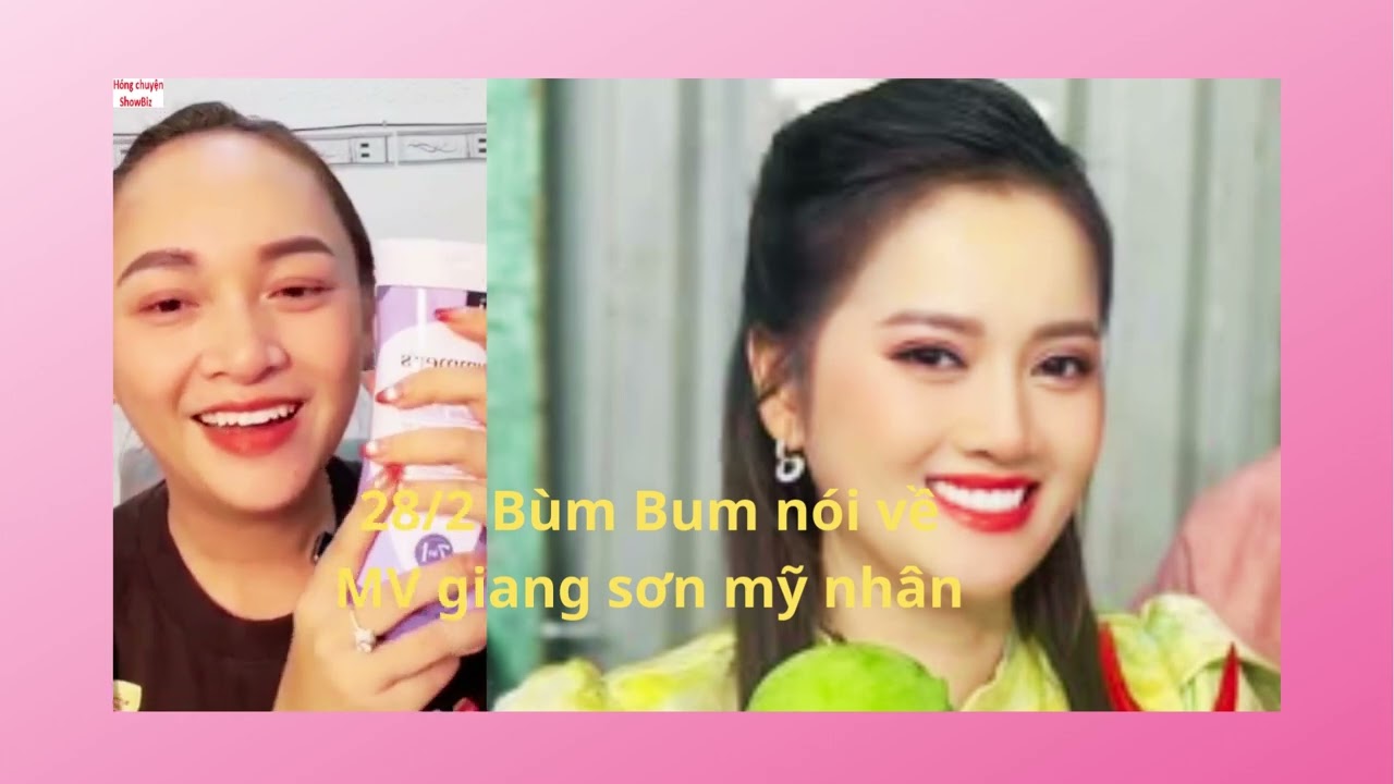 Bùm Bum lên tiếng về MV giang sơn mỹ nhân quay cùng chú Ngân Tuấn