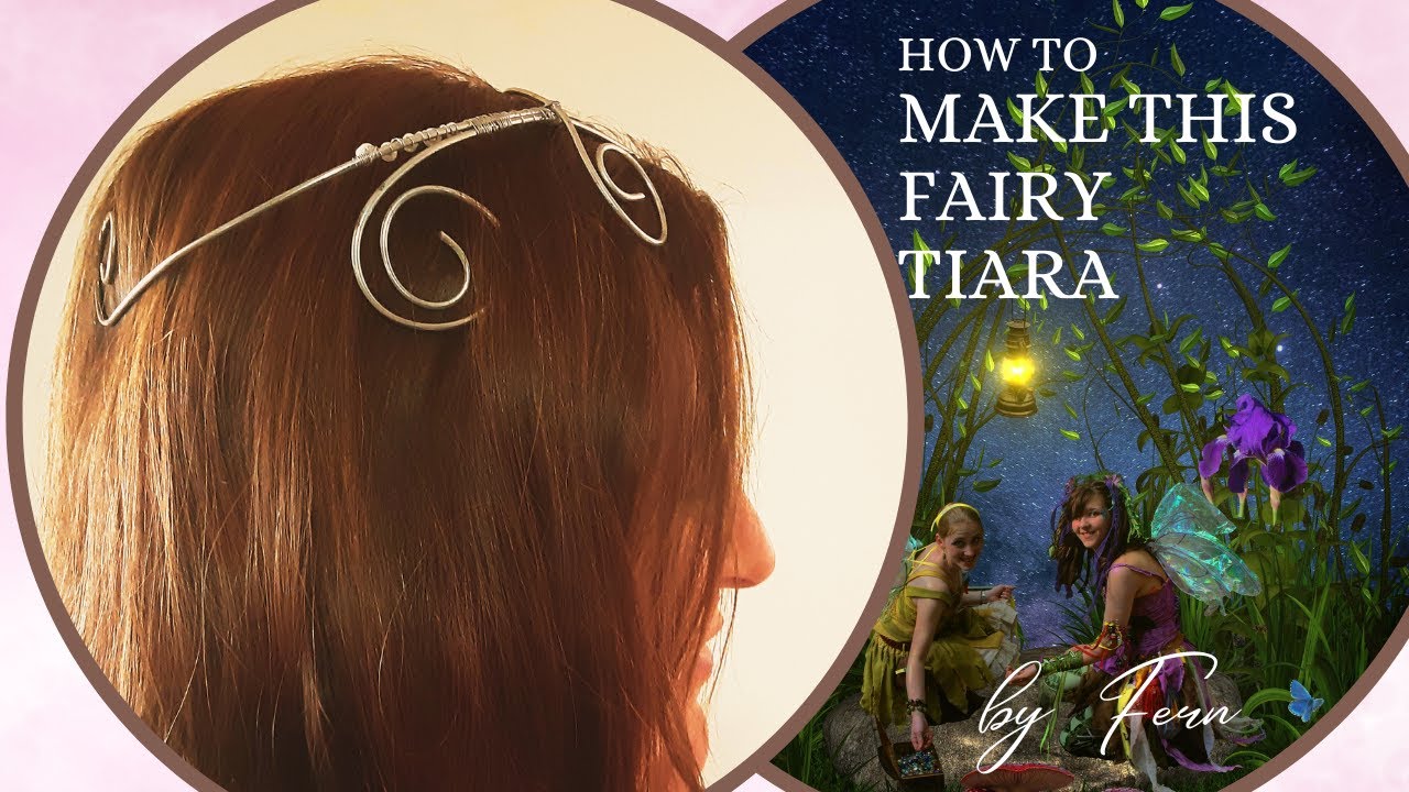 Tiara Fairy Woodland Princess Crown DIY/Wire wrapped Wedding Bridal Elven Fairy crown/( NO Solder)
