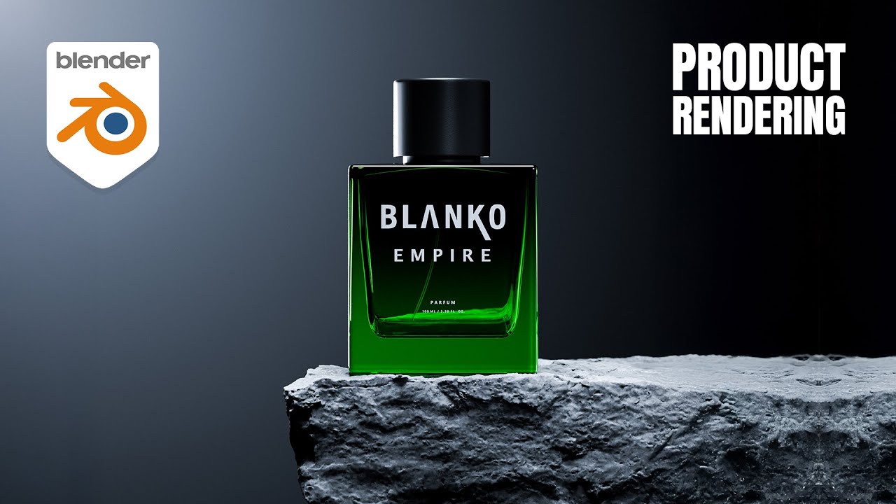 Product Rendering in Blender | Perfume Bottle