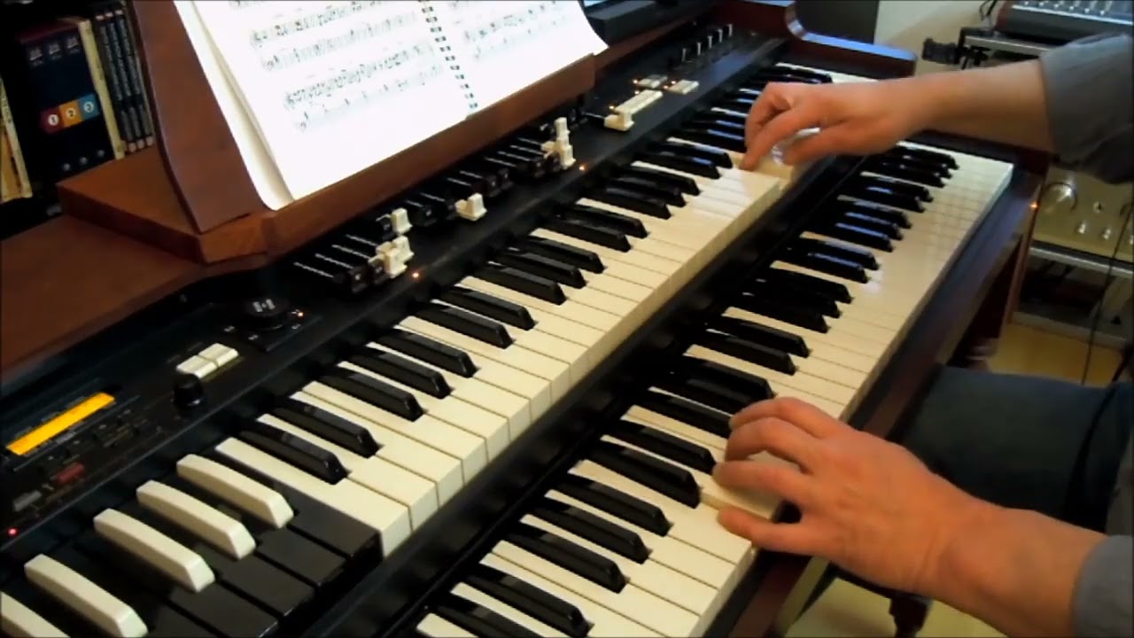 A Whiter Shade of Pale Organ Part on Hammond XK3C