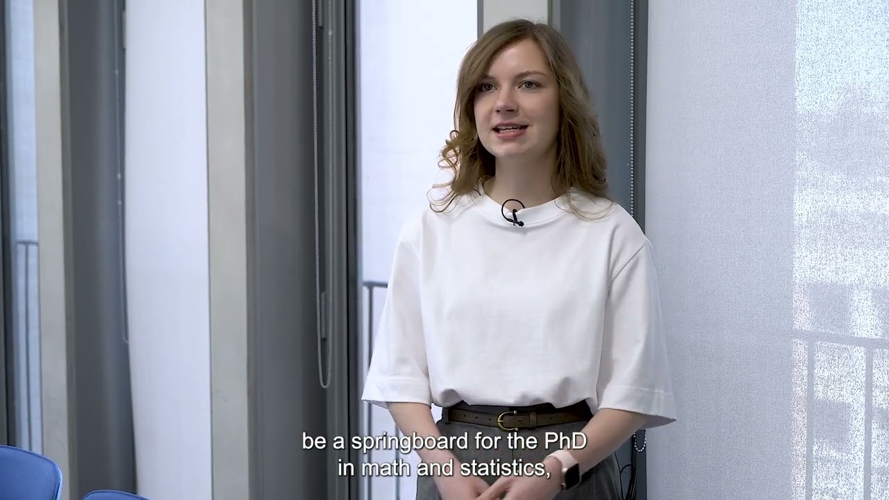 Tatiana Sorokina, student in master in Mathematics and Economic Decision