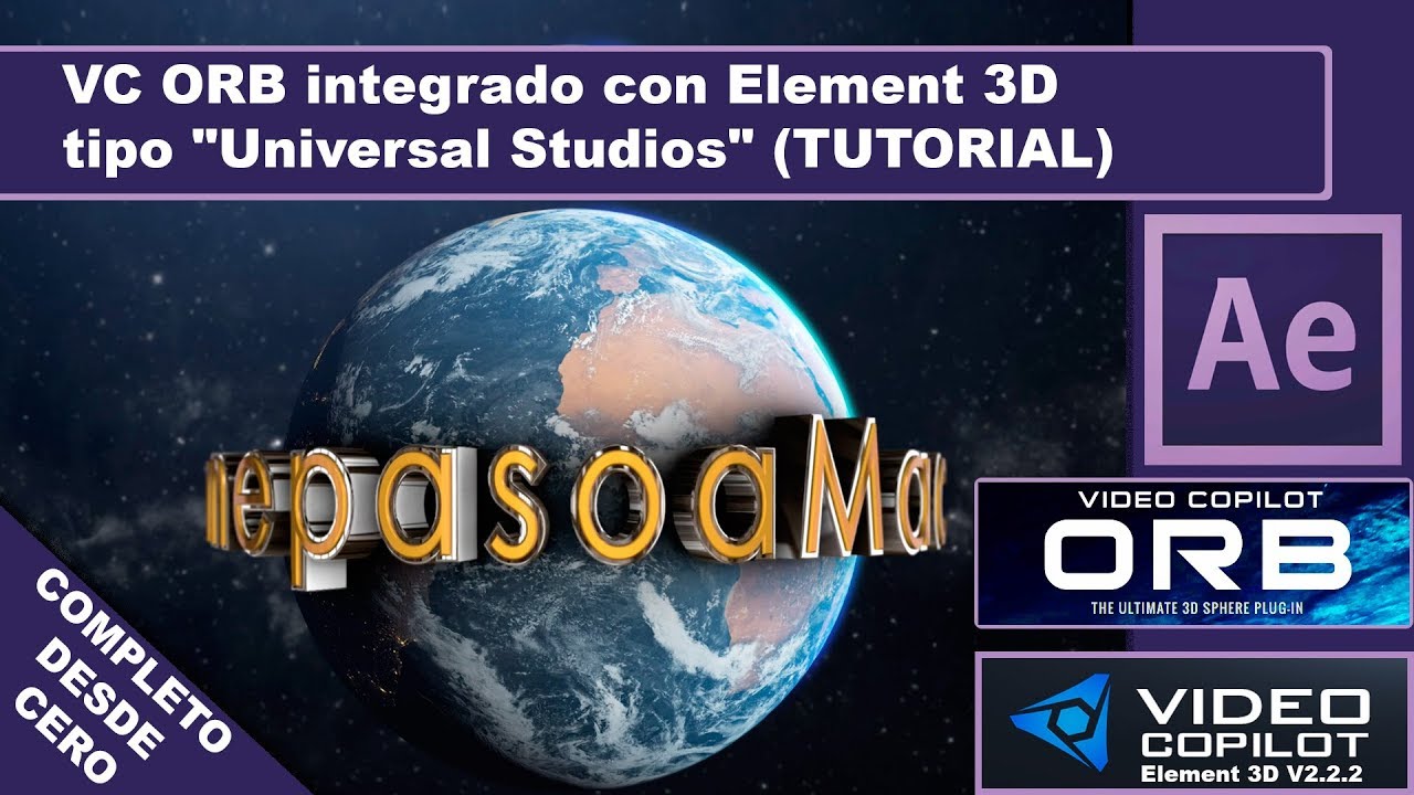 VC ORB integrado con Element 3D tipo 