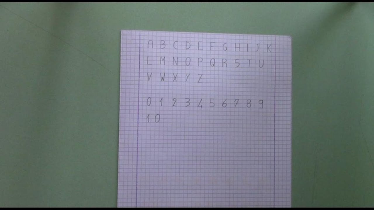 Quaderno 49 alfabeto e numeri