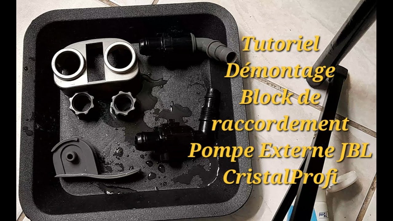 Tuto : Démontage du block de raccordement de la pompe JBL CristalProfi peu-importe le model