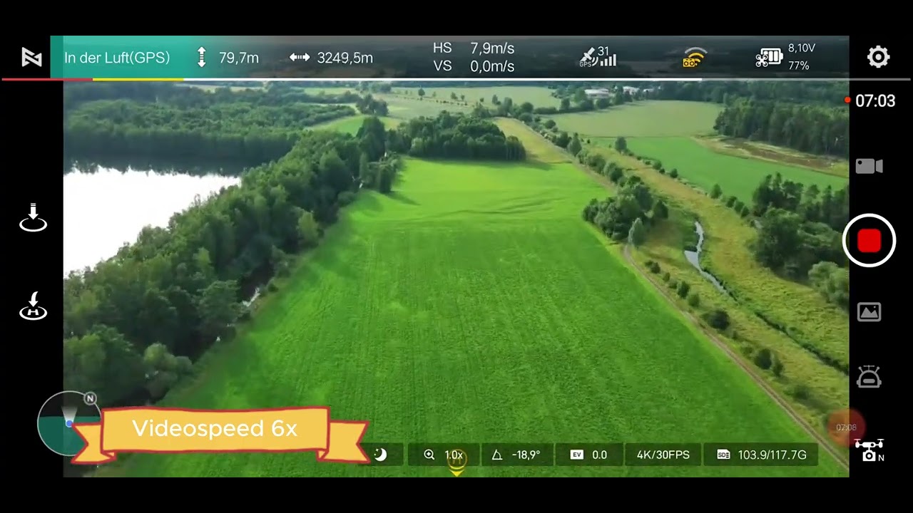 Fimi Mini 3 Rangetest up to 4km -- nice little drone ---