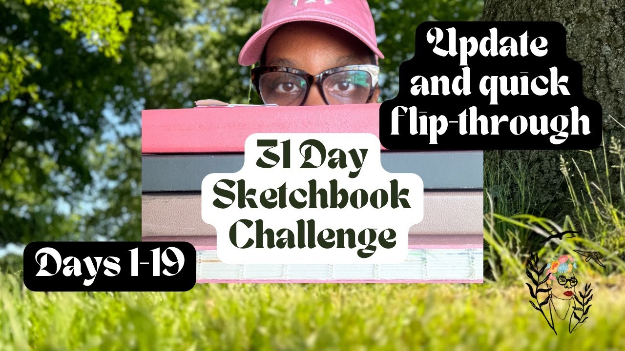 Quick Sketchbook Tour Days 1-18 - Daily Sketchbook Challenge #Sketchmas