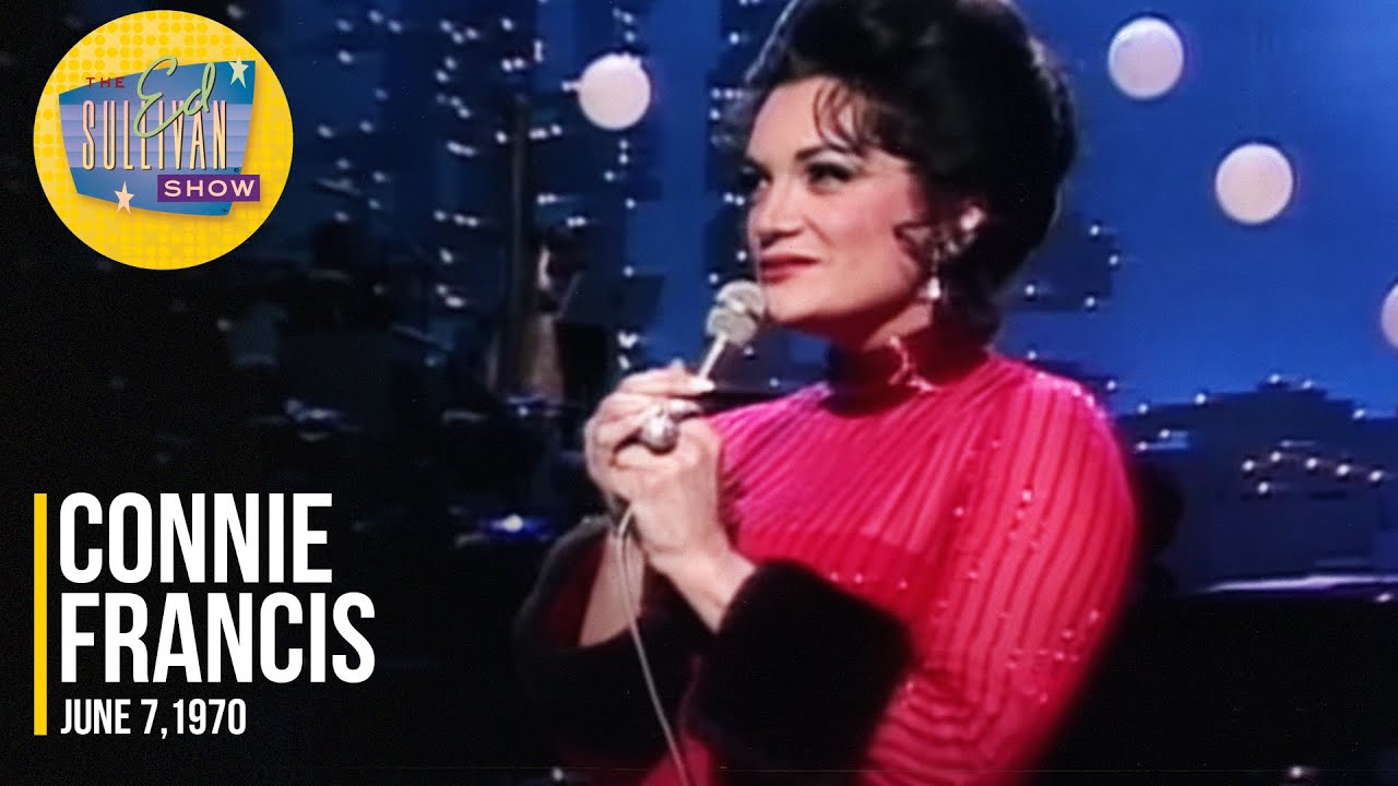 Connie Francis "The Man That Got Away & Somewhere Over The Rainbow" on The Ed Sullivan Show