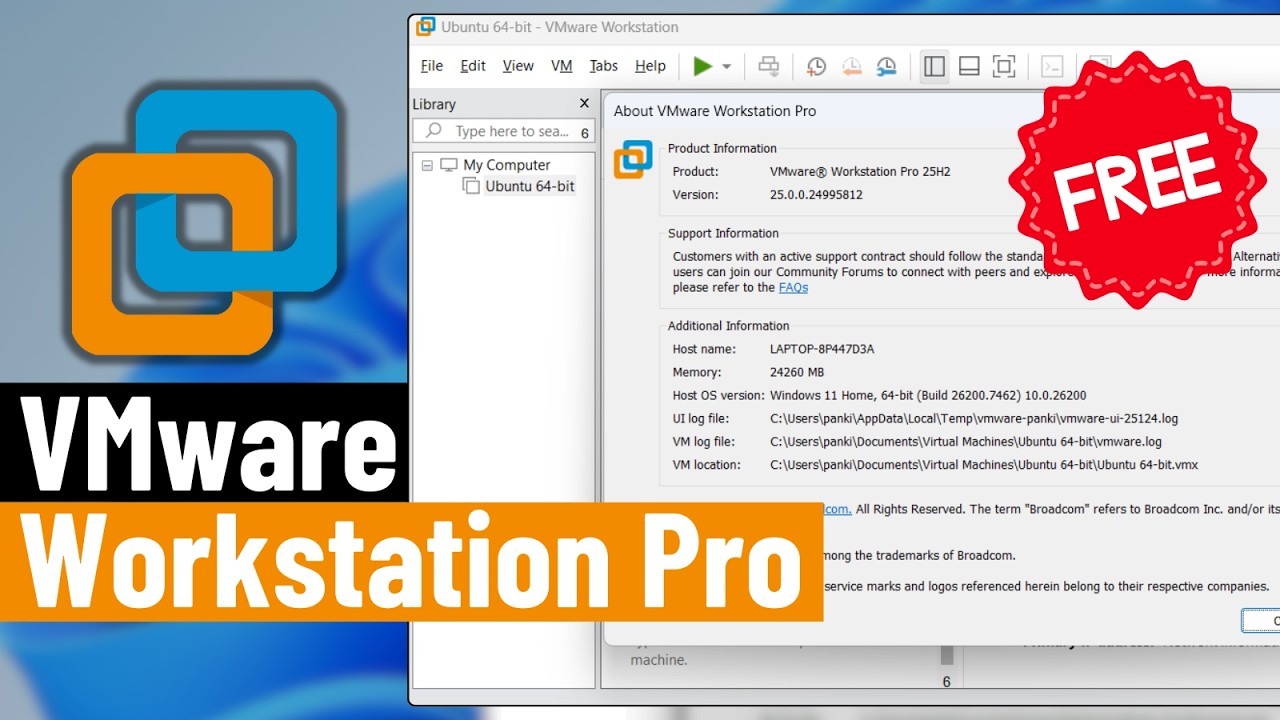 How to Download and Install VMware Workstation Pro (Free)
