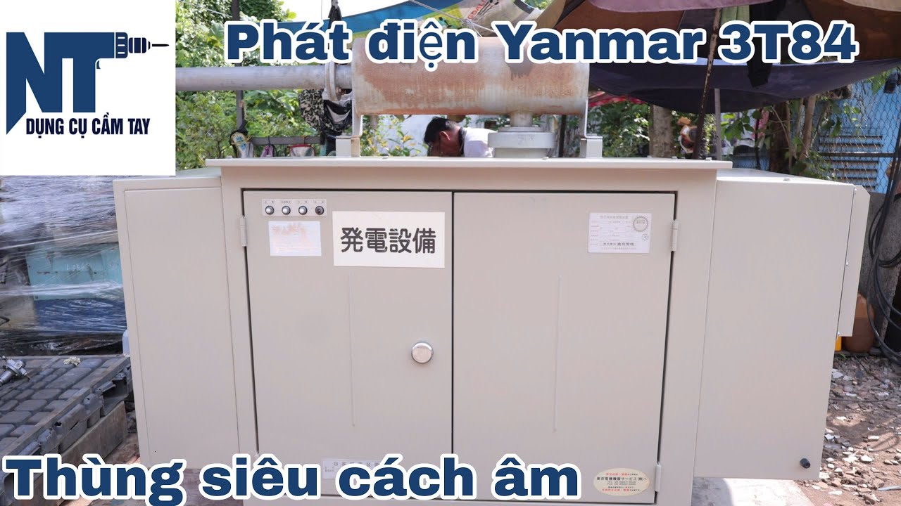 Phát điện Yanmar 3TN84 thùng siêu cách âm | Mới 95% | LH 0914711438 | Ngày 30/01/2025
