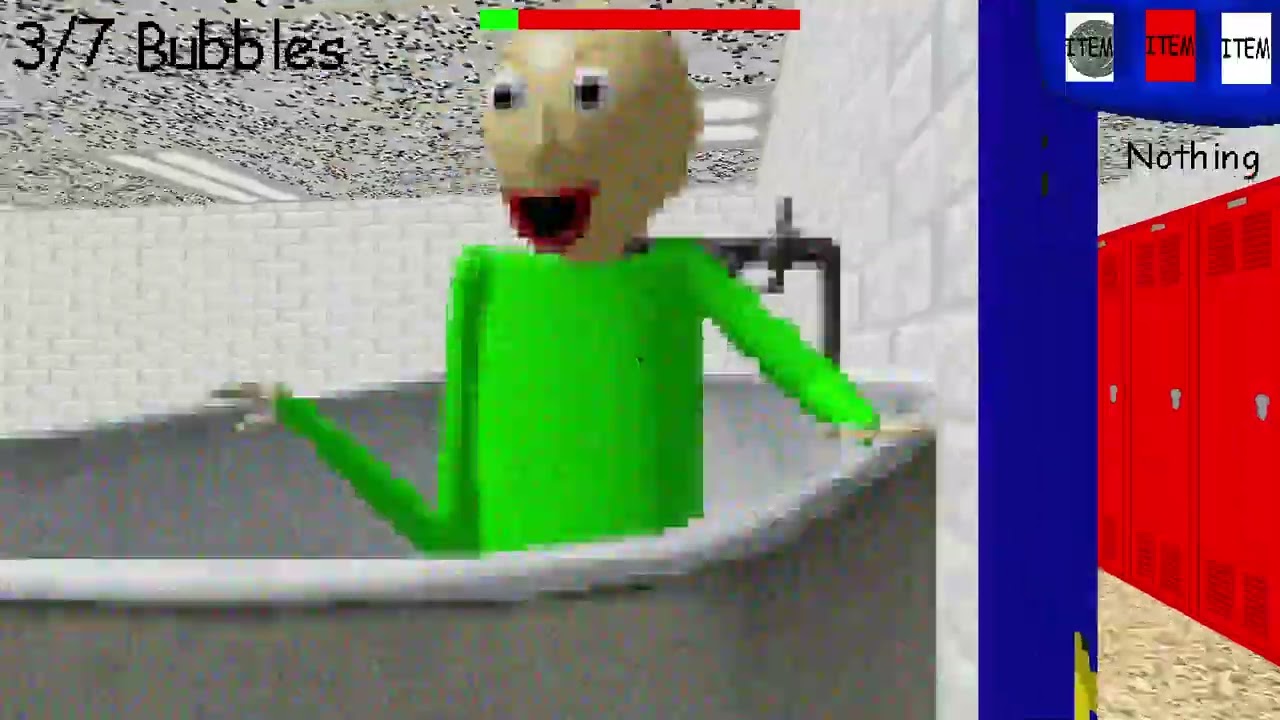 Baldi's In A Bathtub
