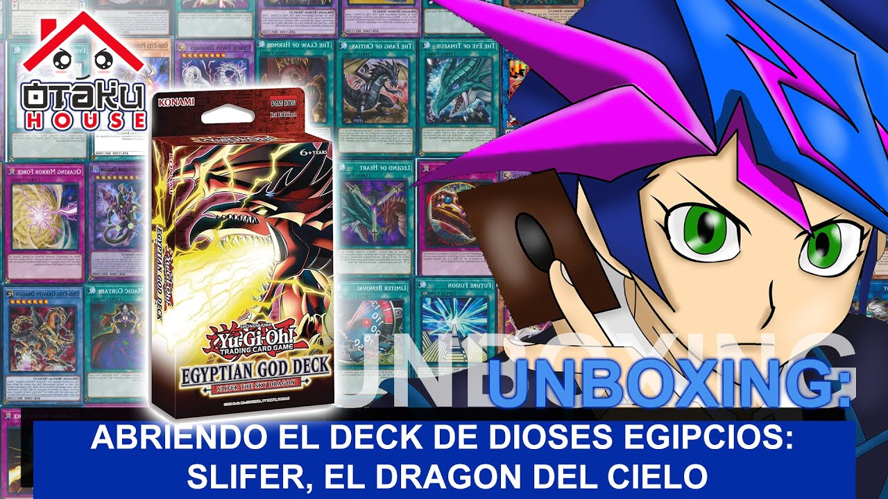 ABRIENDO EL DECK DE YUGIOH DE DIOSES EGIPCIOS – SLIFER, EL DRAGON DEL CIELO