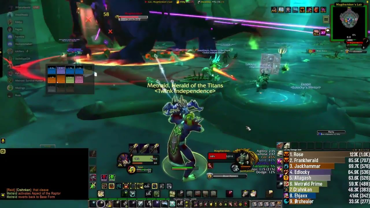 Lvl 30 Guild First Time Magtheridon's Lair (2022)
