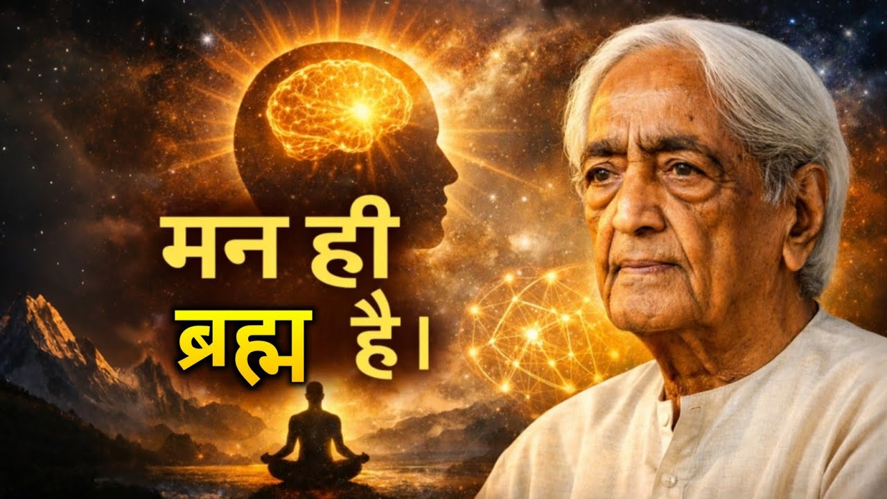 मन ही ब्रह्म है | J Krishnamurti’s Most Powerful Truth Explained